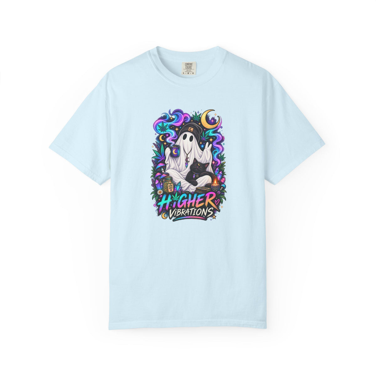 Higher Vibrations Ghost Graphic T-Shirt
