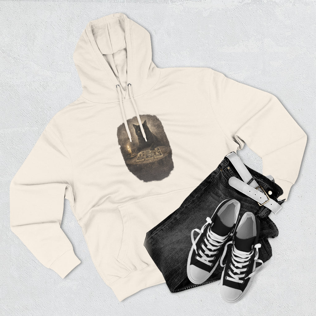 Tarot Black Cat Pull Over Hoodie