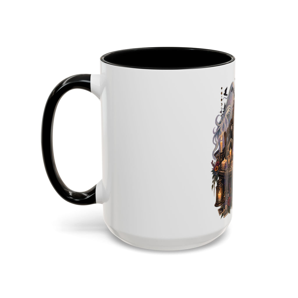 Witchy Halloween Coffee Mug – Spooky Seance Accent Mug (11/15oz)