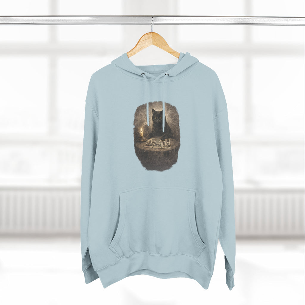 Tarot Black Cat Pull Over Hoodie