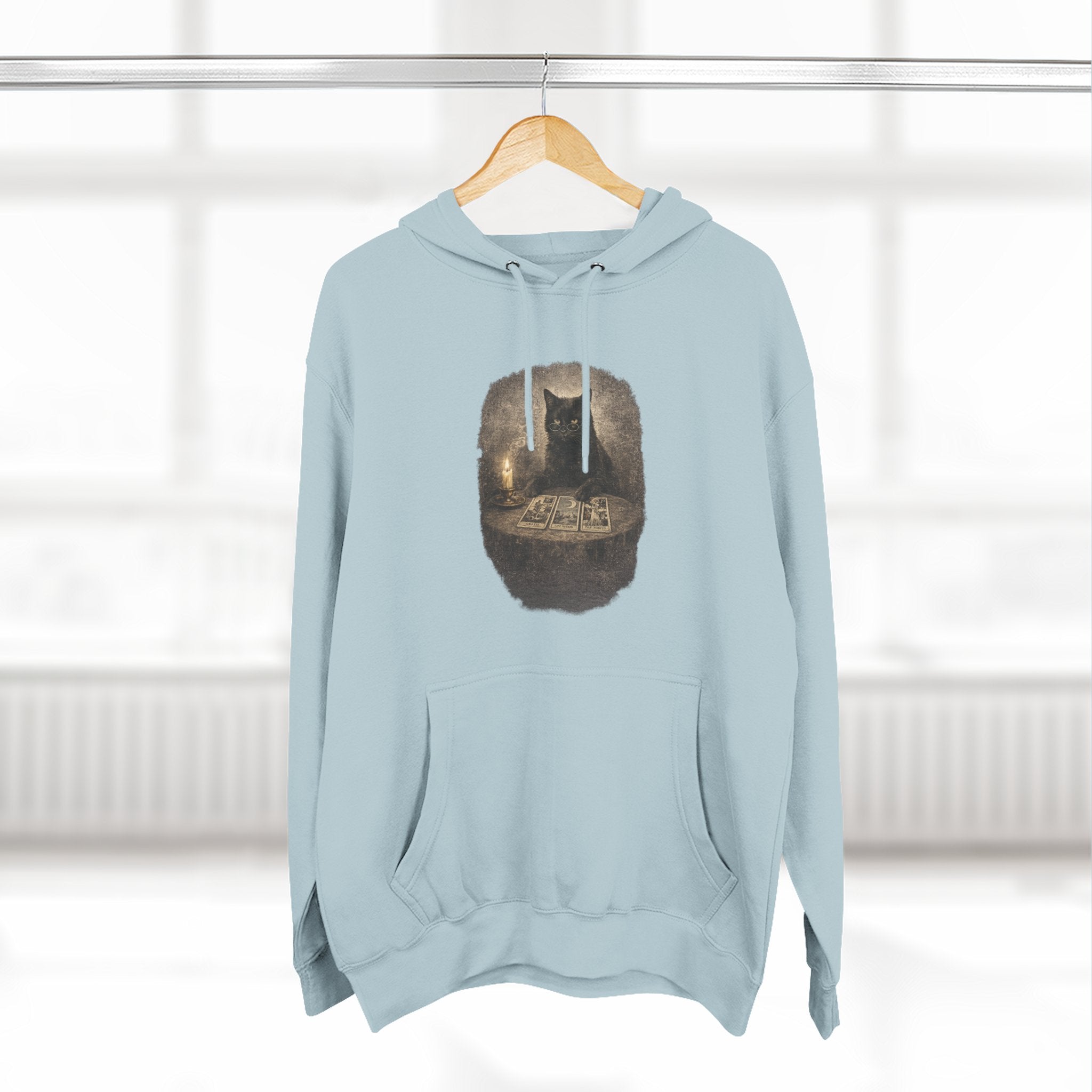 Tarot Black Cat Pull Over Hoodie