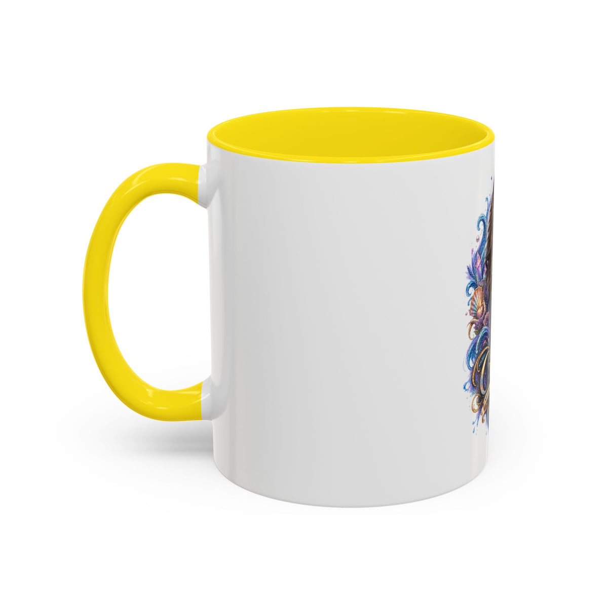 Cancer Zodiac Tortoiseshell Cat Accent Coffee Mug – Astrological Cat Lover Gift (11/15oz)