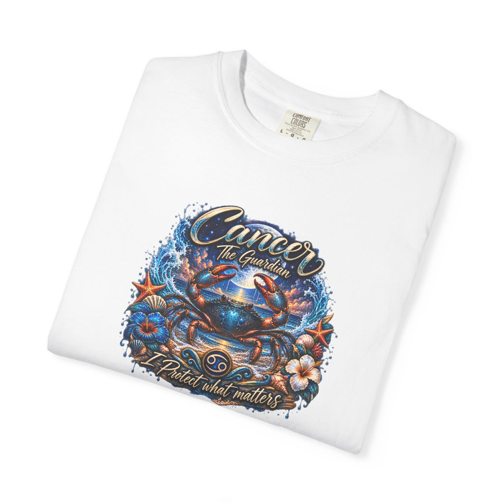 Cancer The Guardian Zodiac Tee- Born Devoted