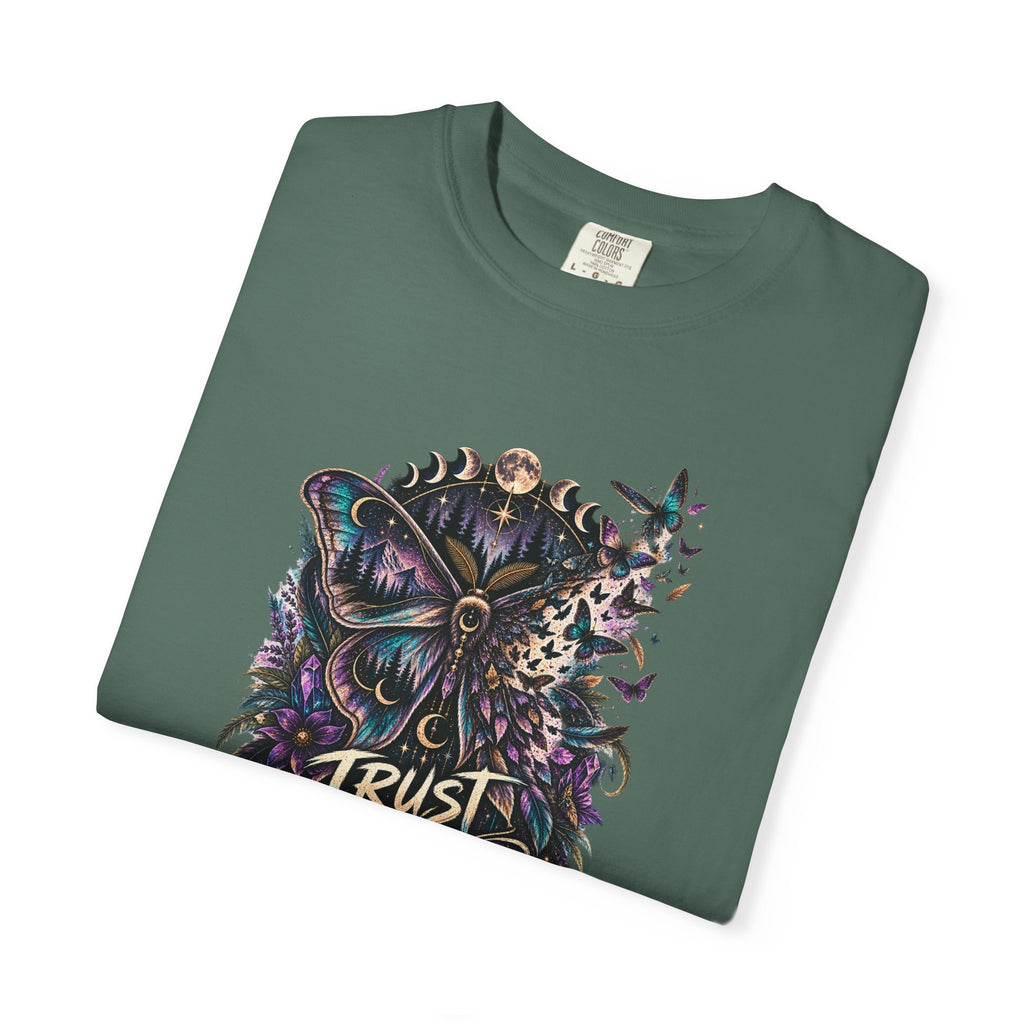 Moth Trust what You feel Empowerment Tee — Mystical Tee