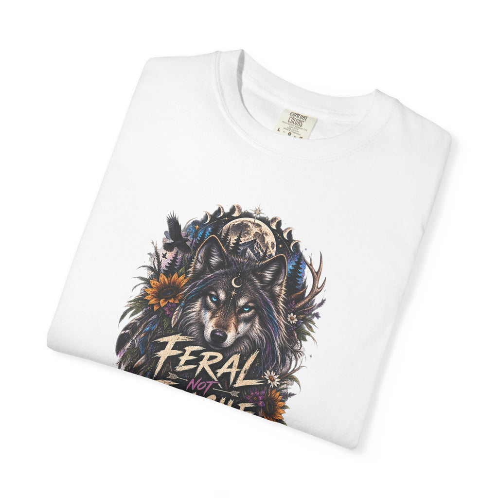 Feral Fragile Wolf T-Shirt — Vintage Wildlife Graphic Tee