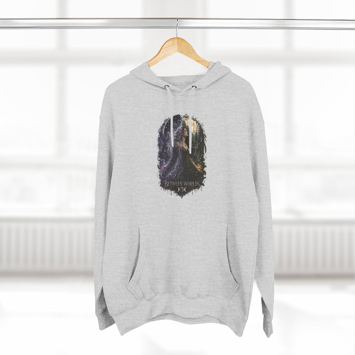 Witchy Between Worlds Ghostly Gothic Hoodie