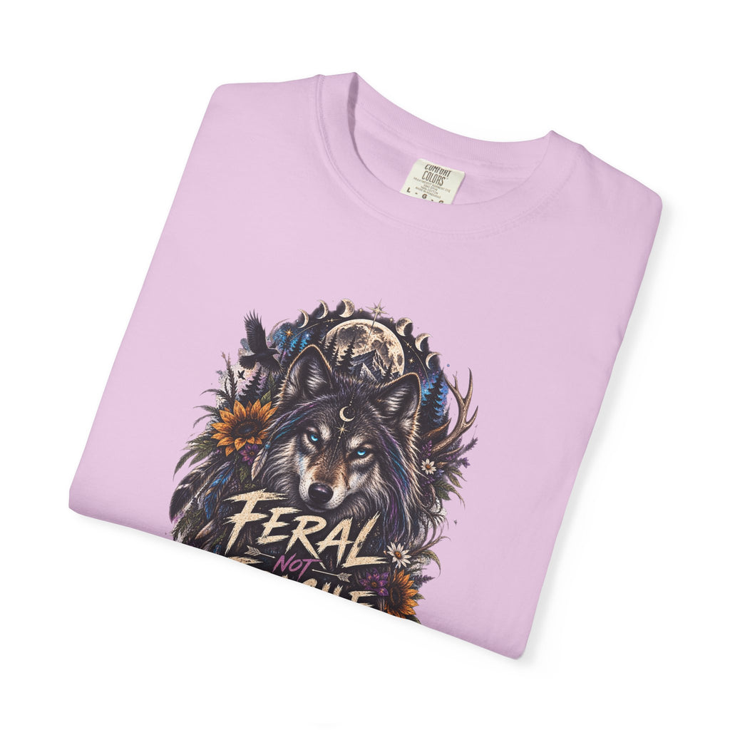 Feral Fragile Wolf T-Shirt — Vintage Wildlife Graphic Tee