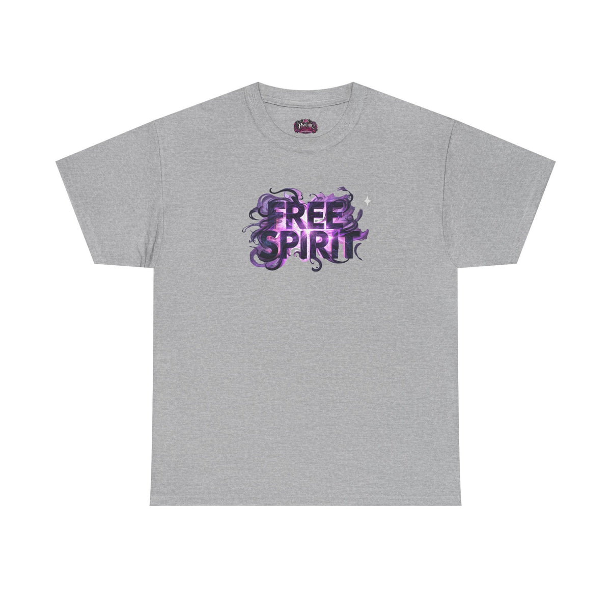 Free Spirit Tee — Purple Galaxy Wings Graphic T-Shirt