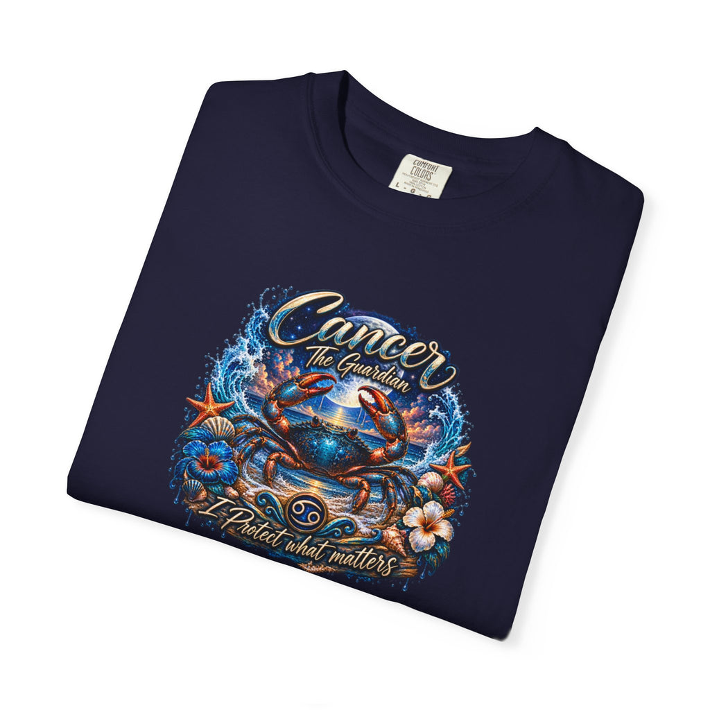 Cancer The Guardian Zodiac Tee- Born Devoted