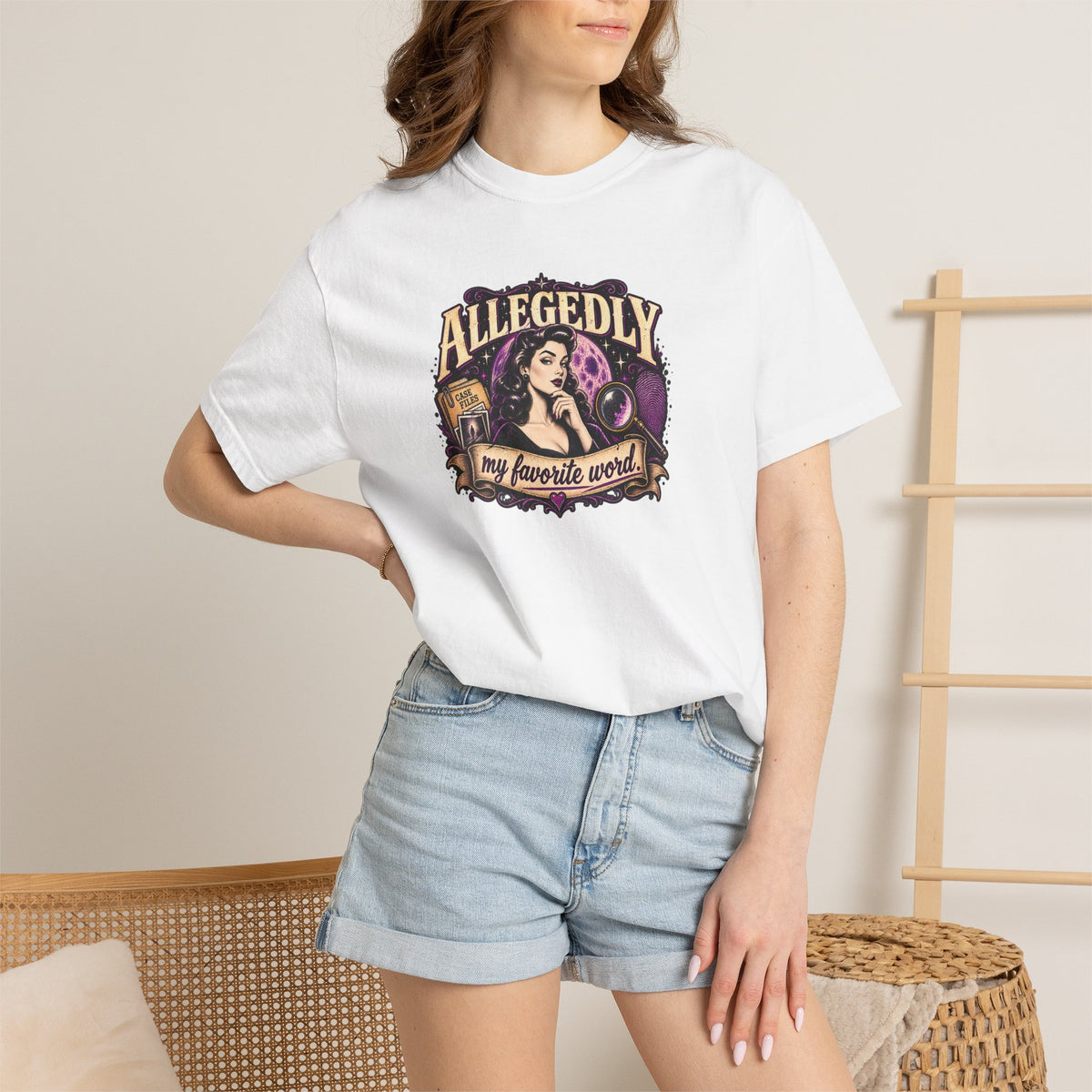Allegedly My Favorite Word Graphic T-Shirt