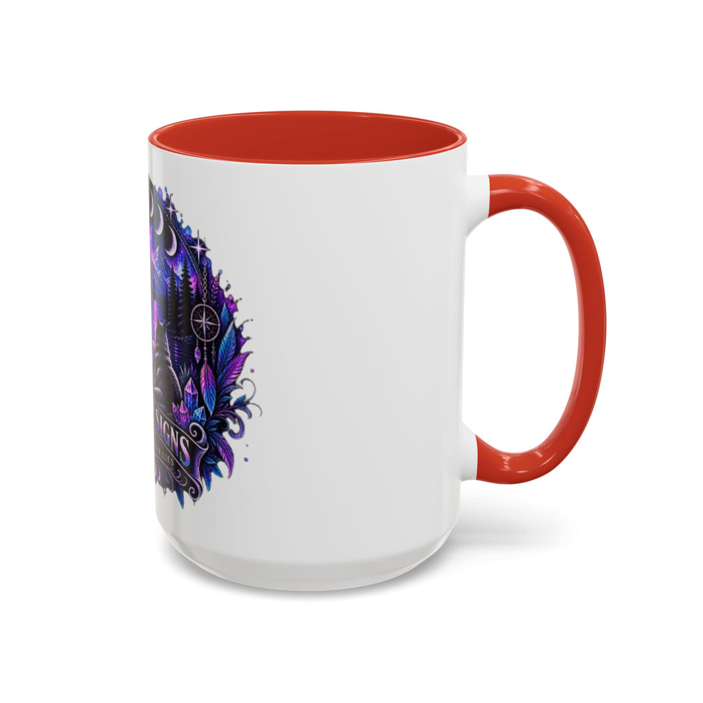 Mystic Moon Coffee Mug — "Trust the Signs" Night Sky Design