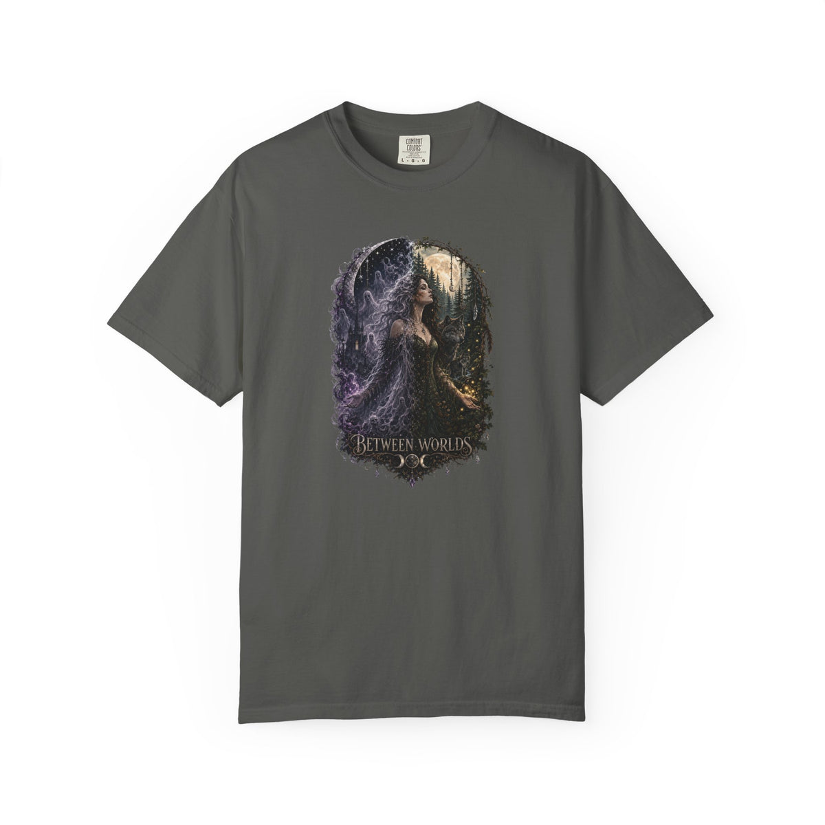 Fantasy Forest T-Shirt — "Between Worlds" Witchy Art Tee