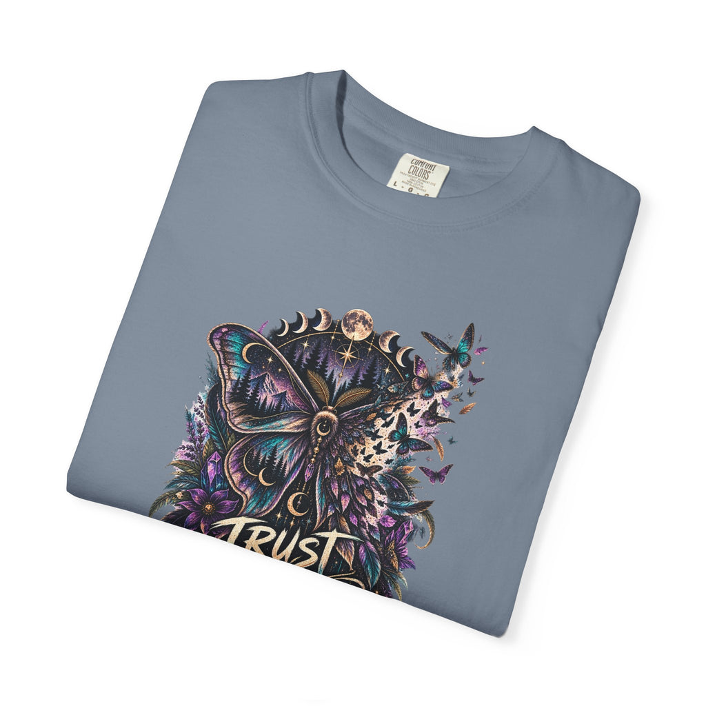 Moth Trust what You feel Empowerment Tee — Mystical Tee