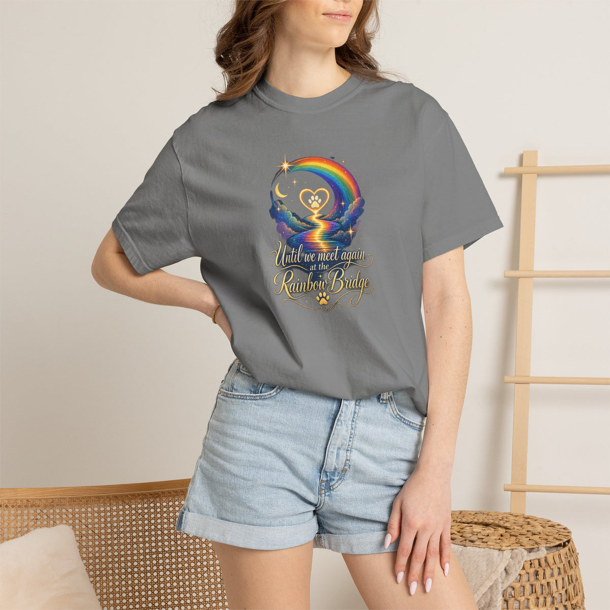 Until we meet again- Rainbow Bridge Memorial tee