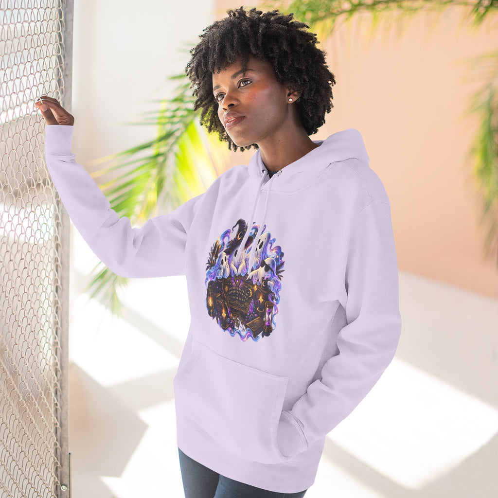 Funny Ghosts with Spirit Board Hoodie — Halloween Ghosts & Haunted Night Pullover