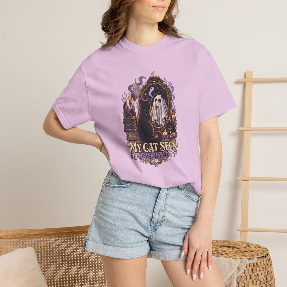 My Cat Sees Ghosts T-Shirt