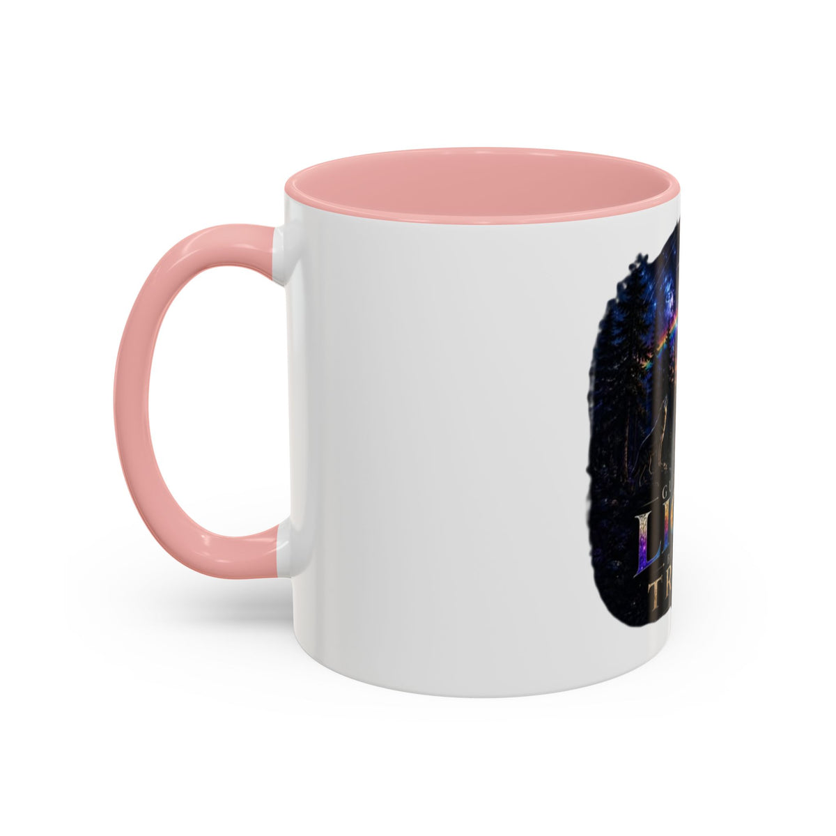 Guided by Light Coffee Mug — Inspirational Nature Moonrise Design (11/15oz) Advocacy mug