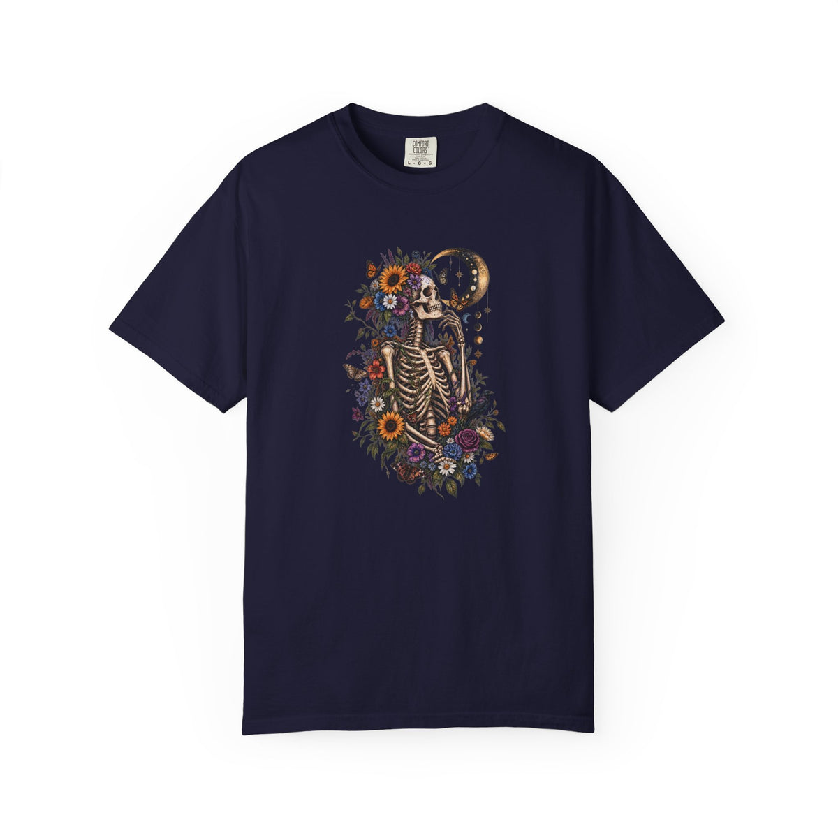 Floral Skeleton T-Shirt — Gothic Floral