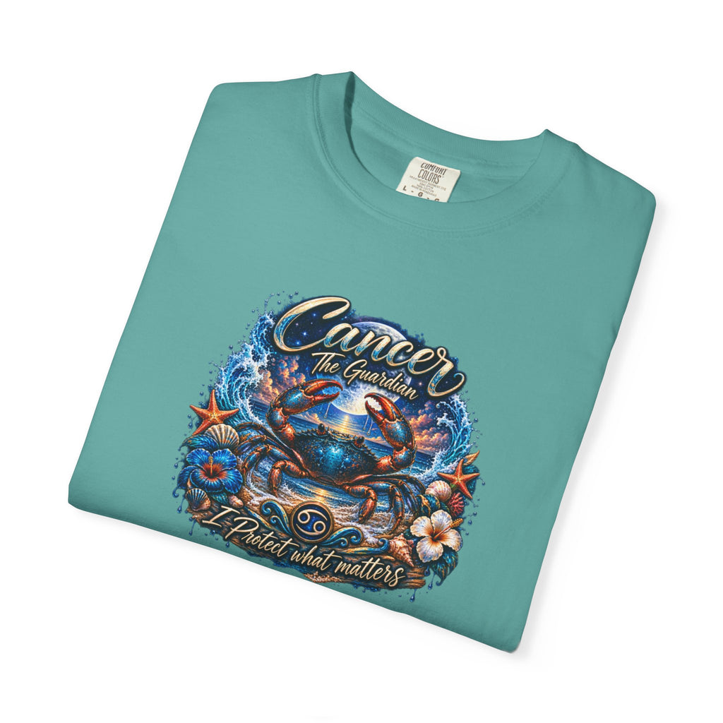 Cancer The Guardian Zodiac Tee- Born Devoted