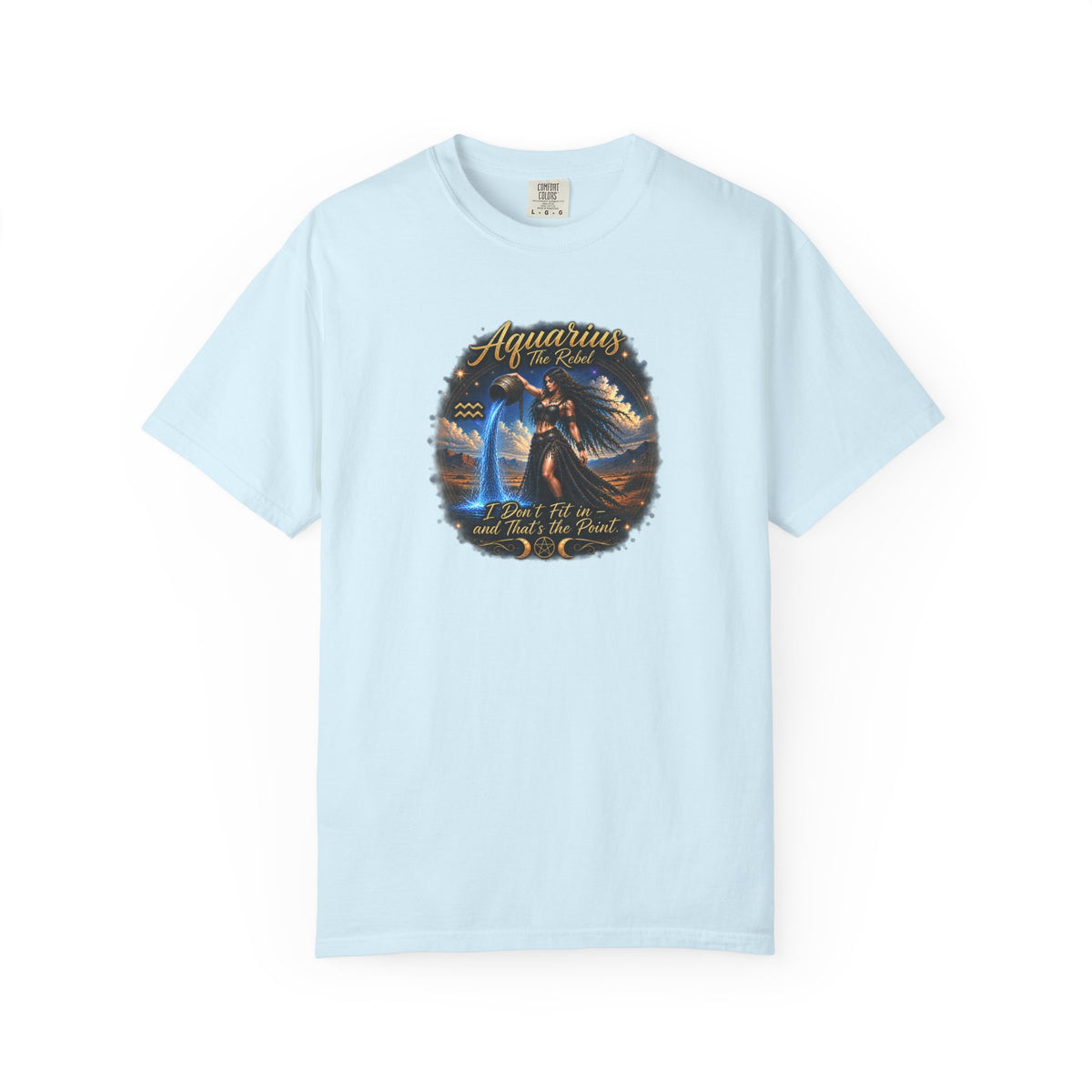 Aquarius "The Rebel" Zodiac T-Shirt – Water Bearer Astrology Tee Zodiac Sign
