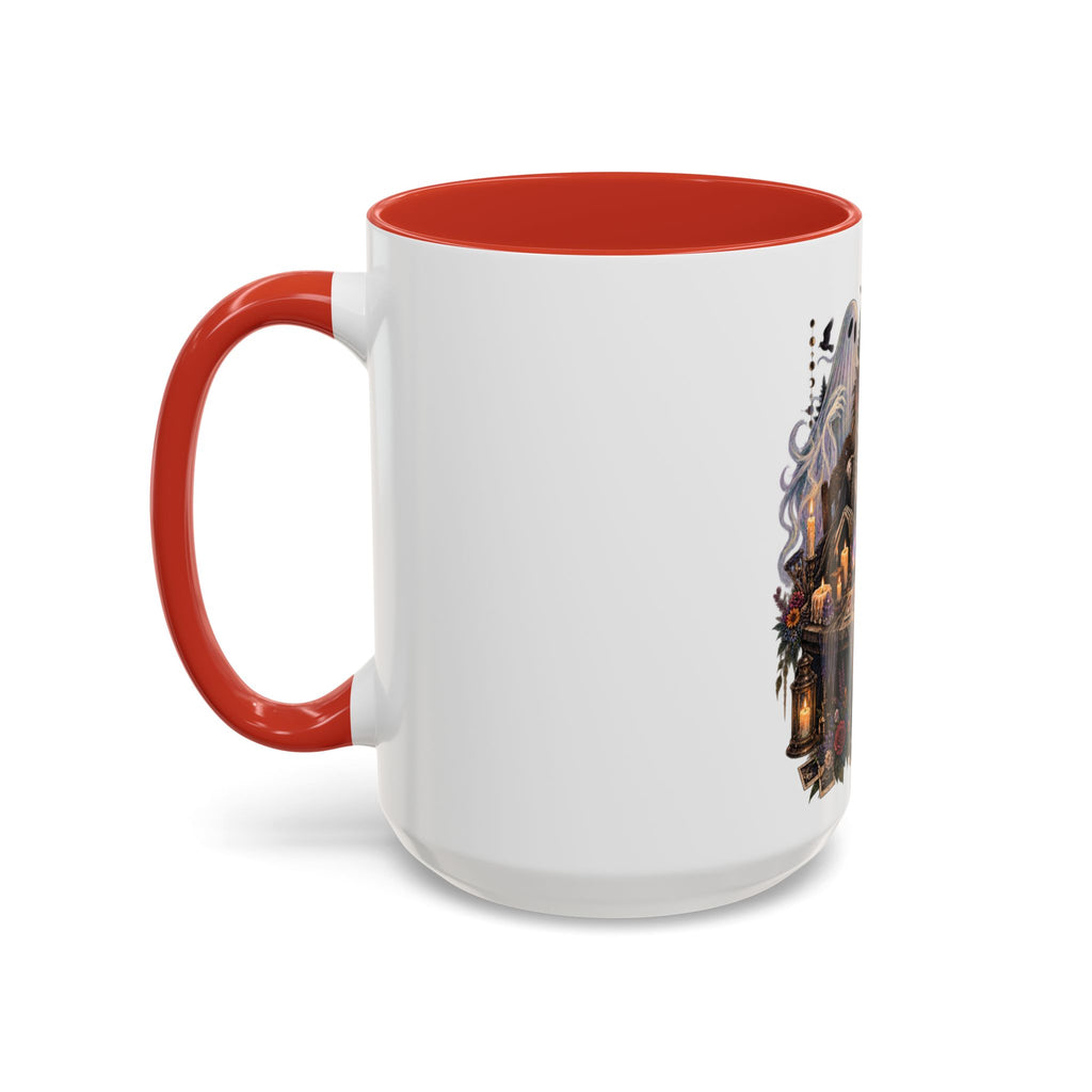 Witchy Halloween Coffee Mug – Spooky Seance Accent Mug (11/15oz)