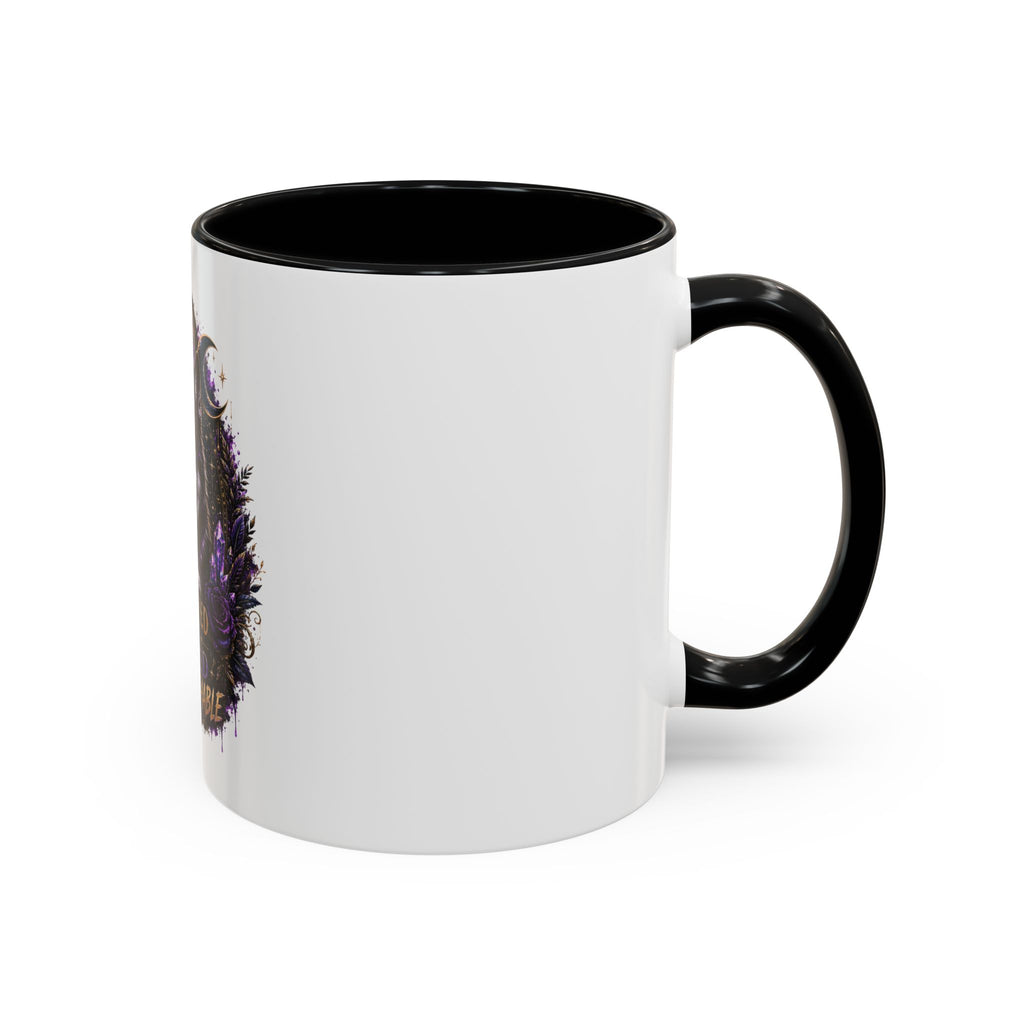 Protected, Guided & Unfuckwithable Wolf Coffee Mug — Spiritual Mystic Accent Mug (11/15oz)
