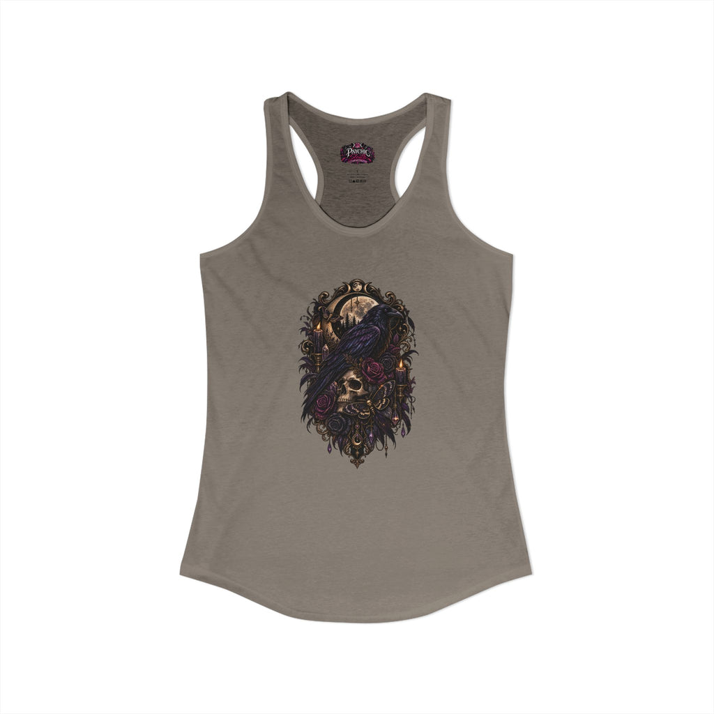 Raven Skeleton Goth Tank