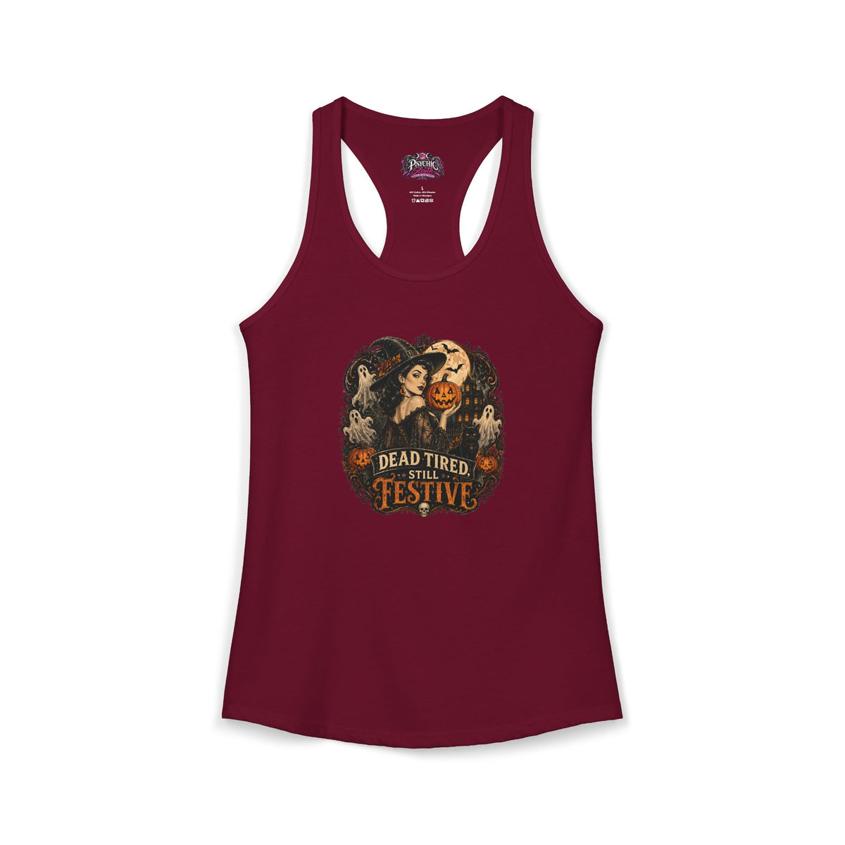 Dead Tired Humor Halloween Tank