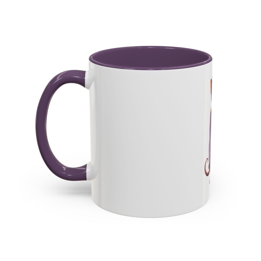 Sphynx Cat in Purple Towel Accent Coffee Mug (11/15 oz)