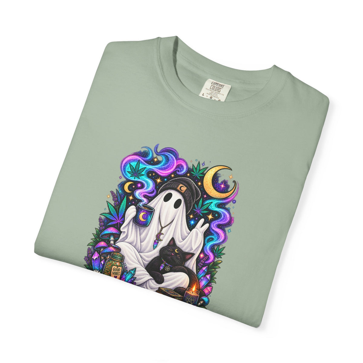 Higher Vibrations Ghost Graphic T-Shirt