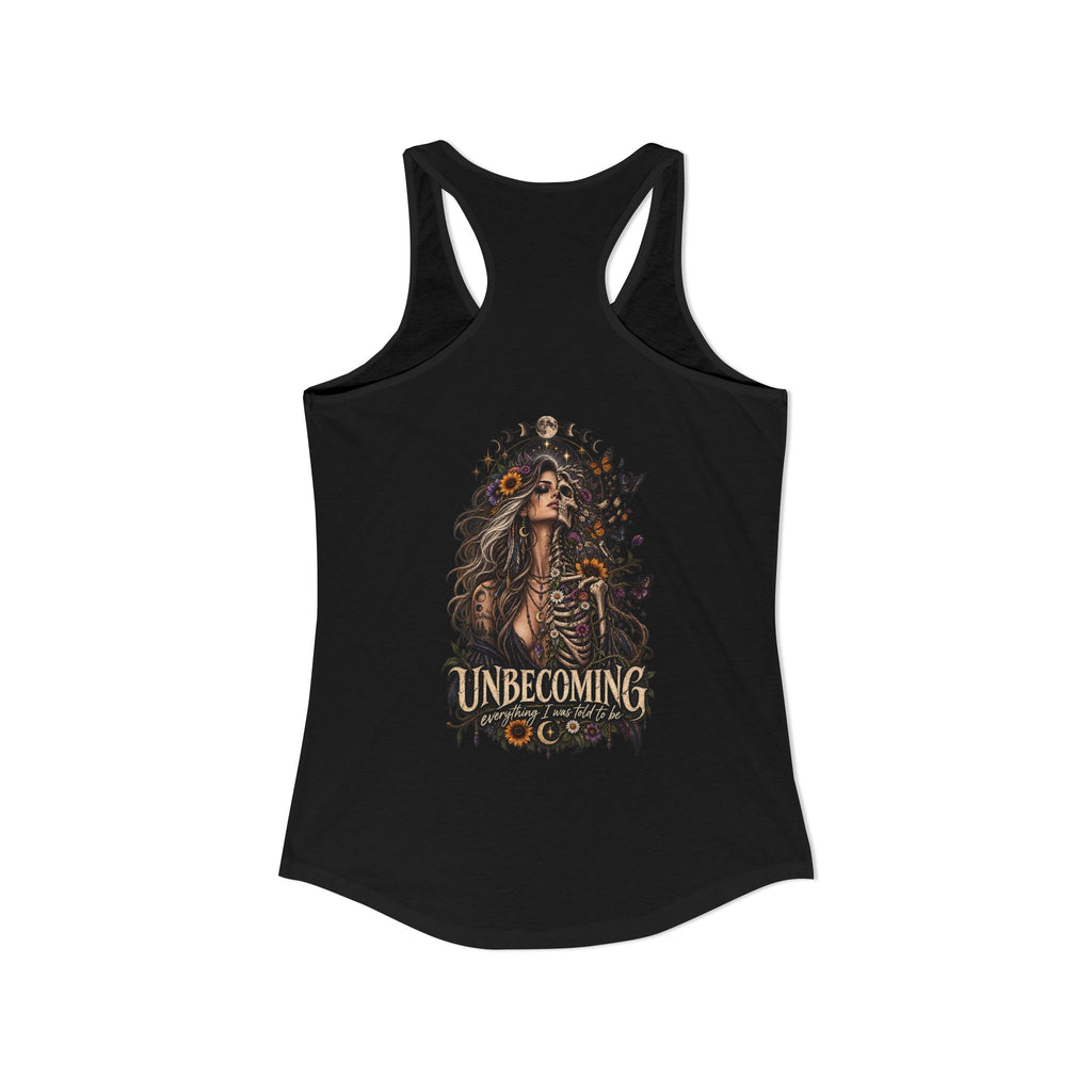 Unbecoming Woman Skeleton Gothic Tank