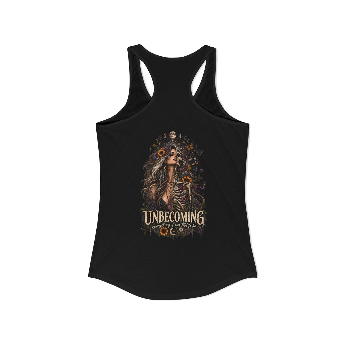 Unbecoming Woman Skeleton Gothic Tank
