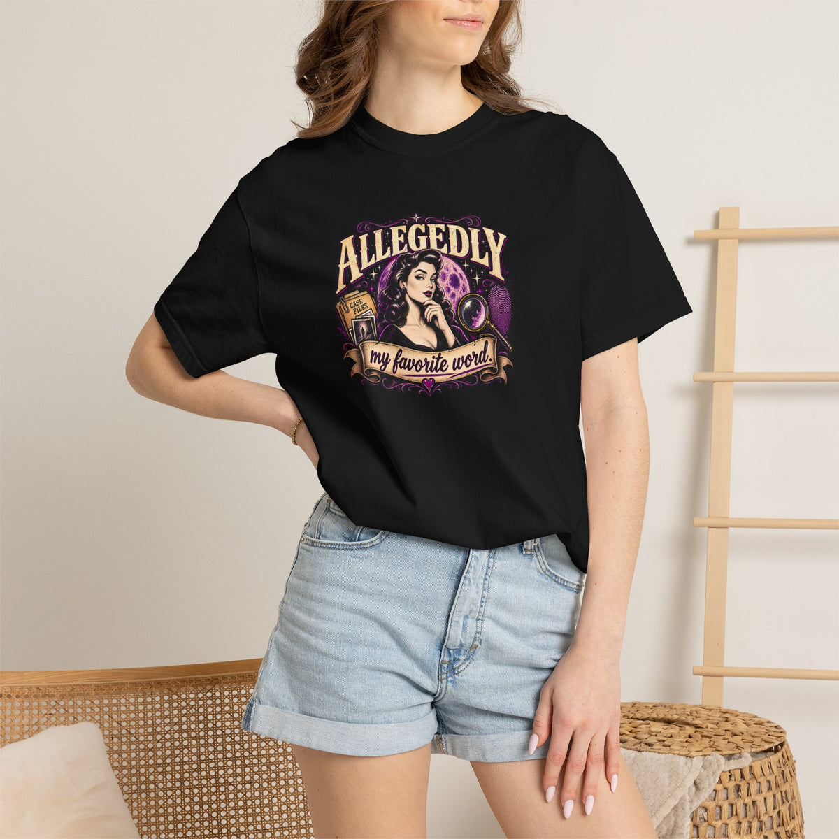 Allegedly My Favorite Word Graphic T-Shirt
