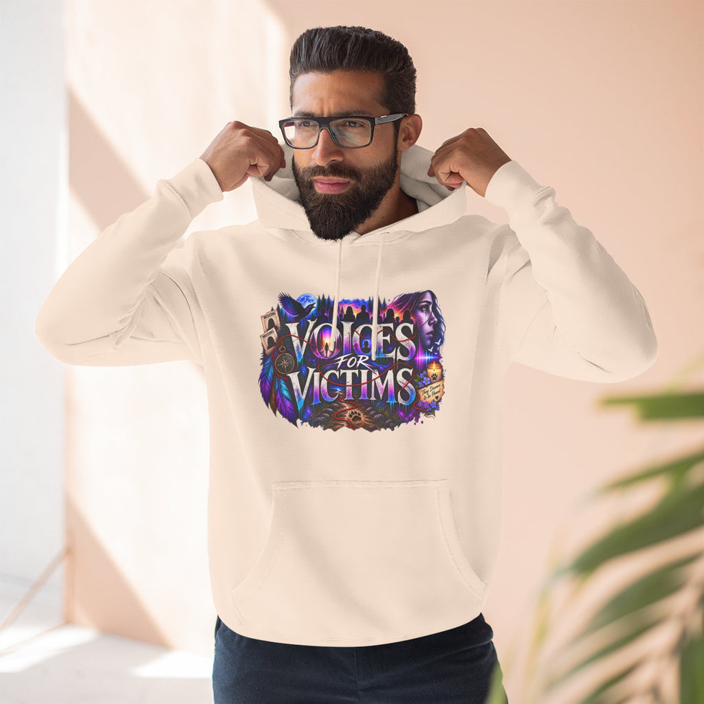 Voices for Victims Graphic Hoodie — Support & Awareness Pullover