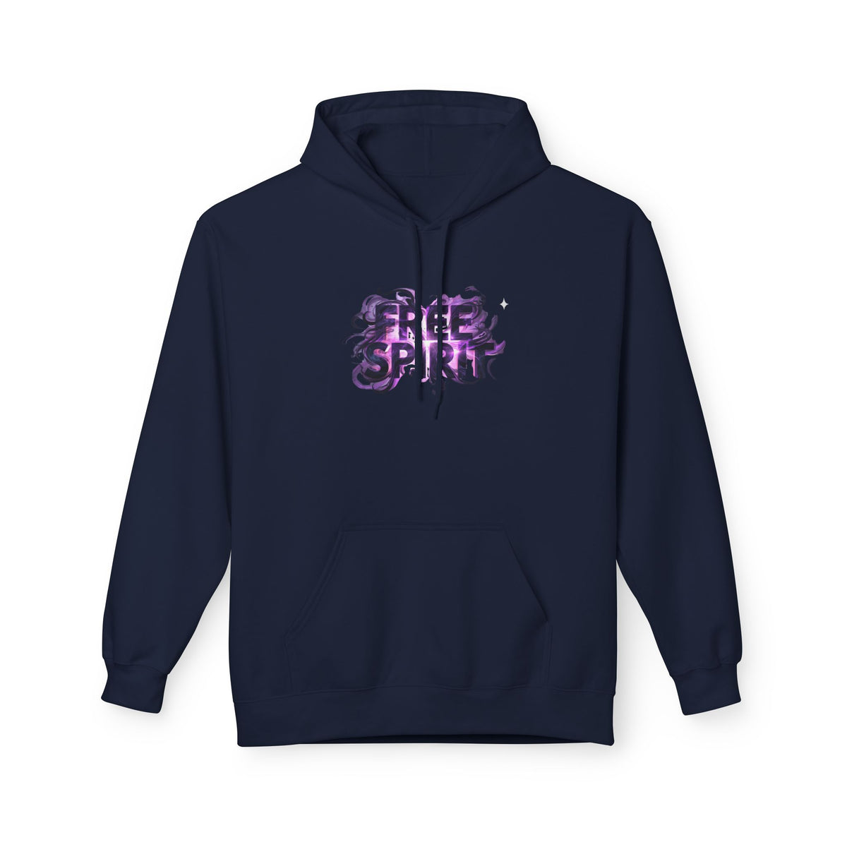 Free Spirit Hoodie — Purple Galaxy Wing Graphic Pullover