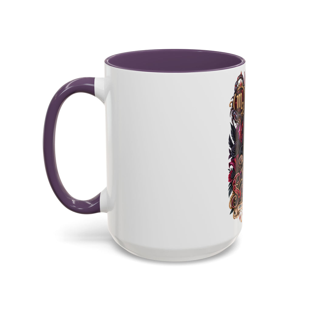Scorpio Zodiac Black Cat Accent Coffee Mug – Astrology Gift (11oz & 15oz)