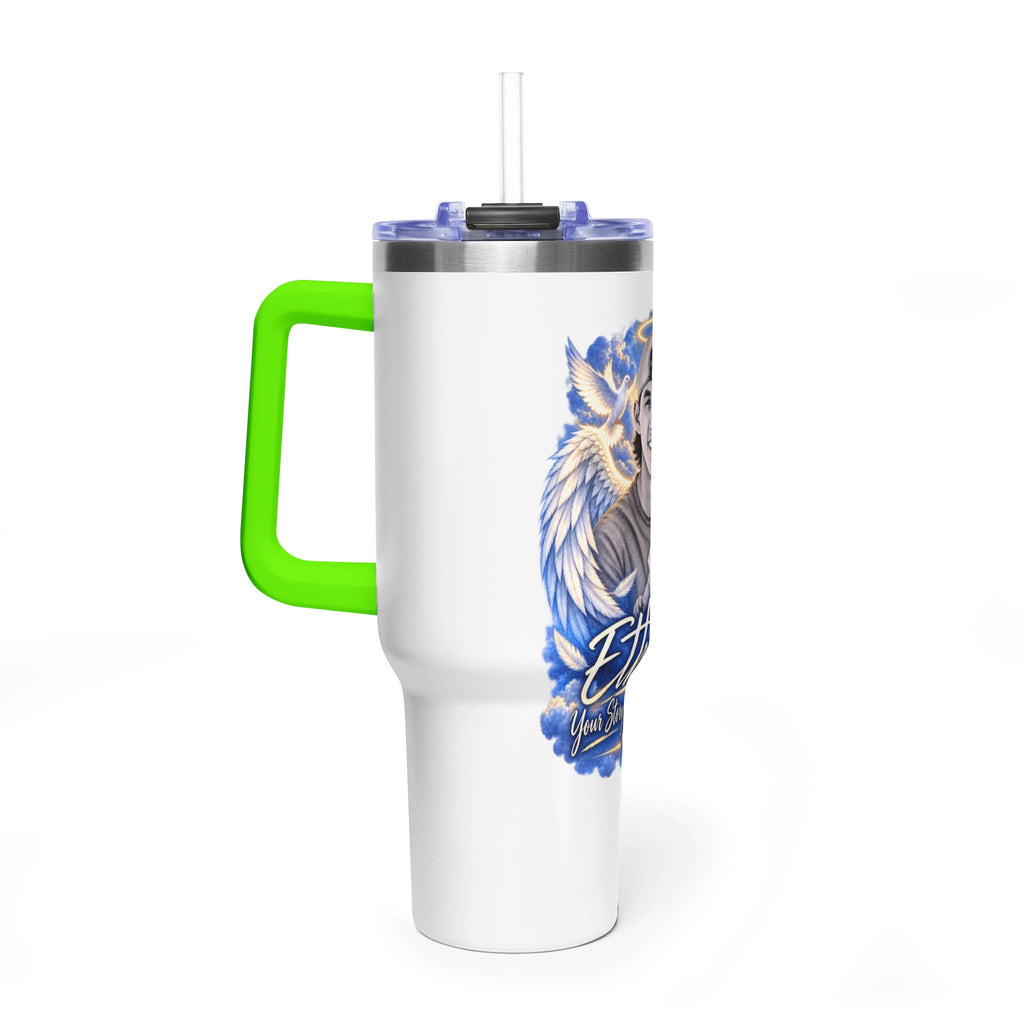 Memorial 40oz Tumbler — Personalized 'Ethan' Angel Wings Keepsake
