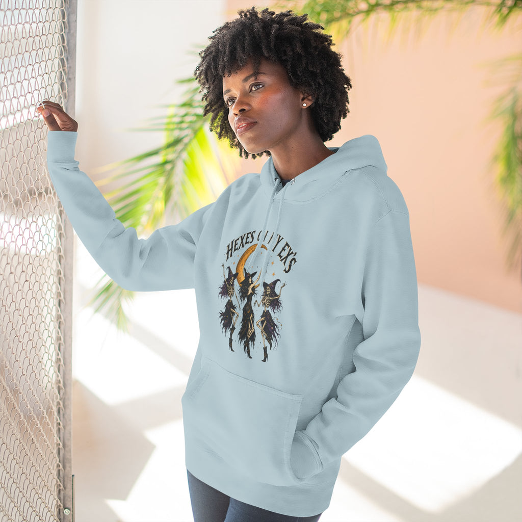 Hexes On My Exes Hoodie — Witchy Witchcraft Graphic Fleece Pullover