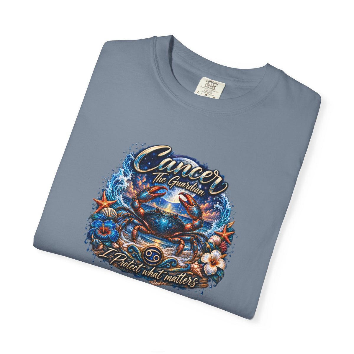 Cancer The Guardian Zodiac Tee- Born Devoted