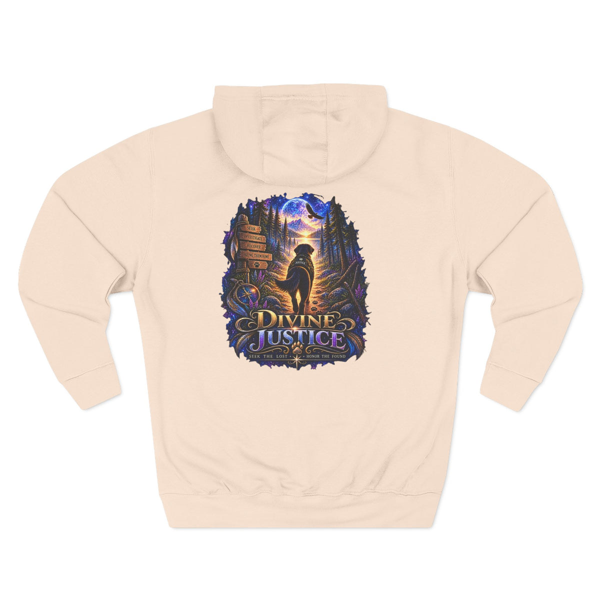 Divine Justice Graphic Hoodie — Support the Mission