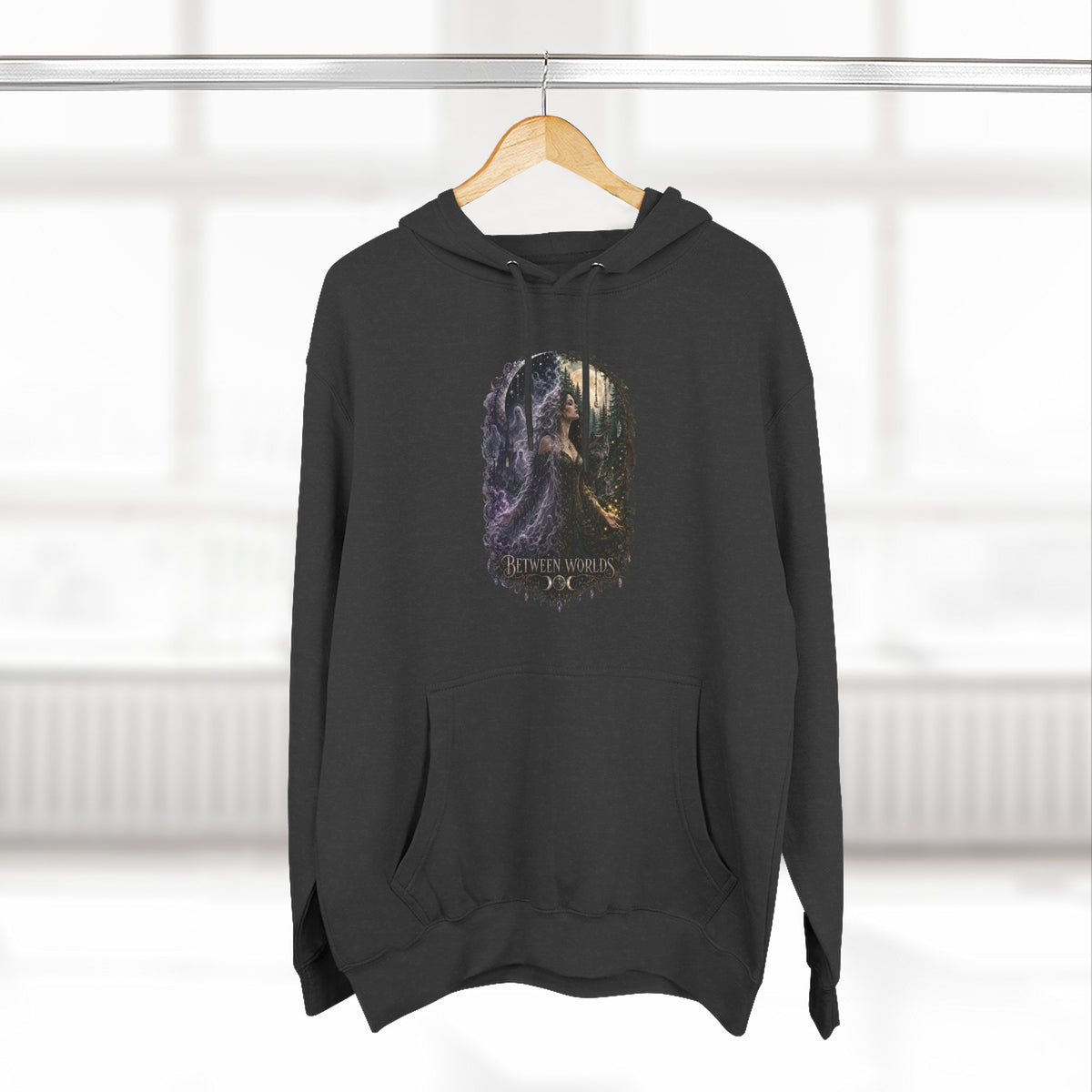 Witchy Between Worlds Ghostly Gothic Hoodie