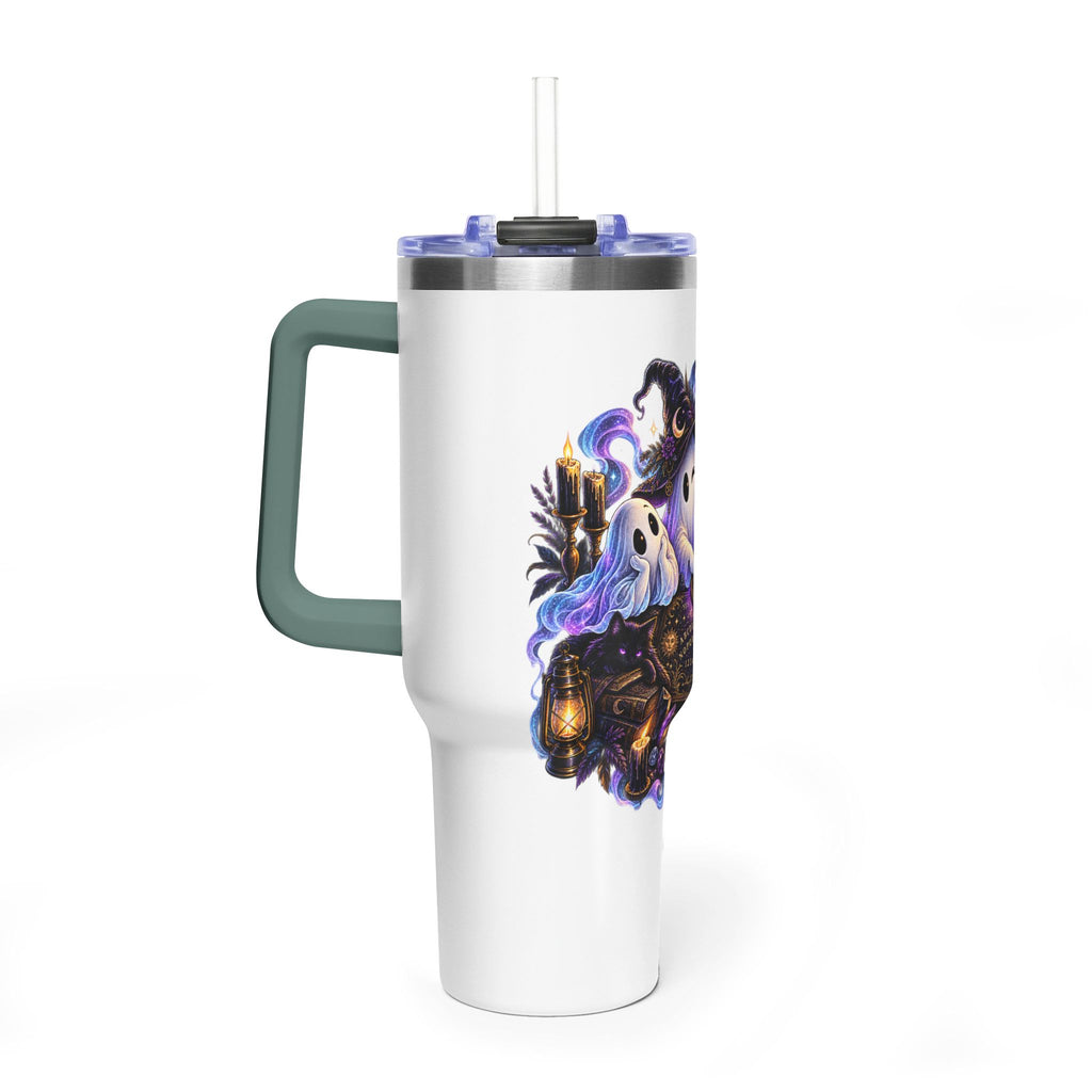 Ghost Crew 40oz Thermal Tumbler — Cute Halloween Ghosts Design