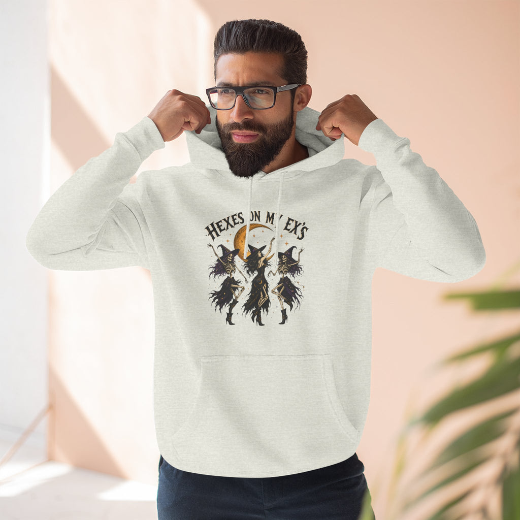 Hexes On My Exes Hoodie — Witchy Witchcraft Graphic Fleece Pullover
