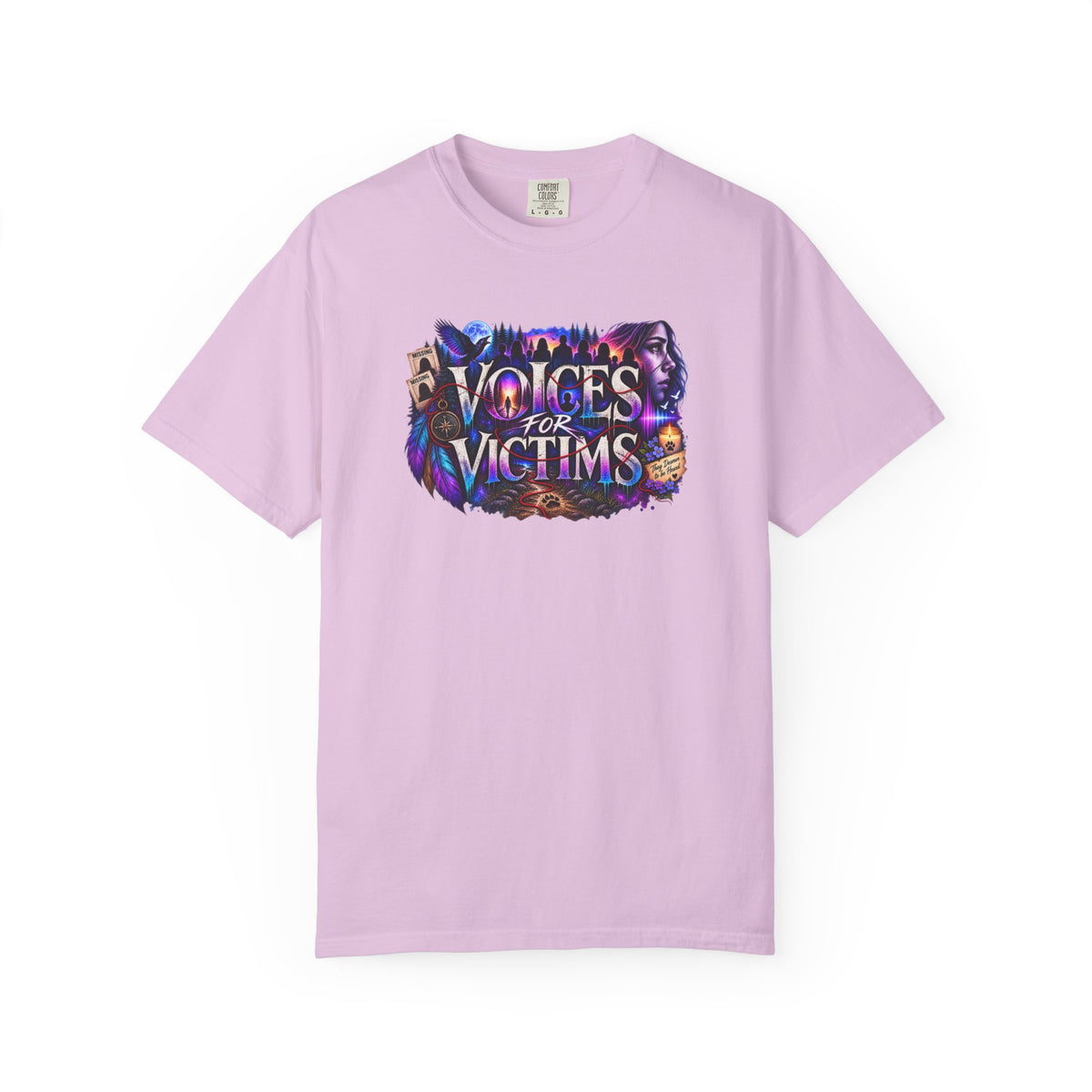 Voices for Victims Graphic T-Shirt — Support & Awareness Tee