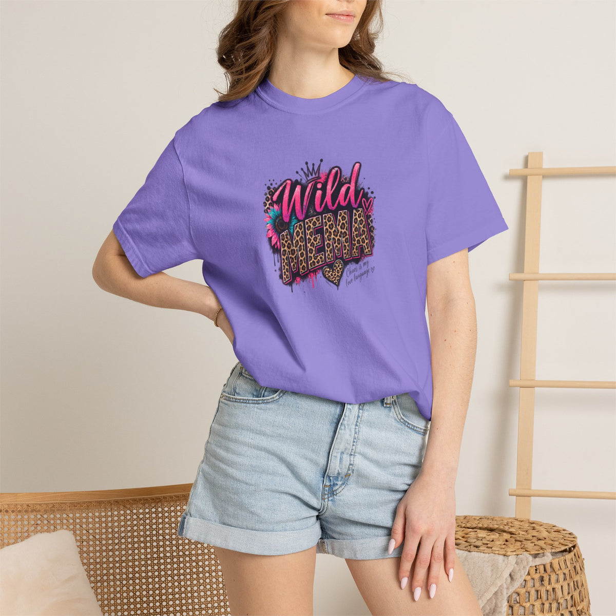 Wild MEMA Leopard Graphic T-Shirt