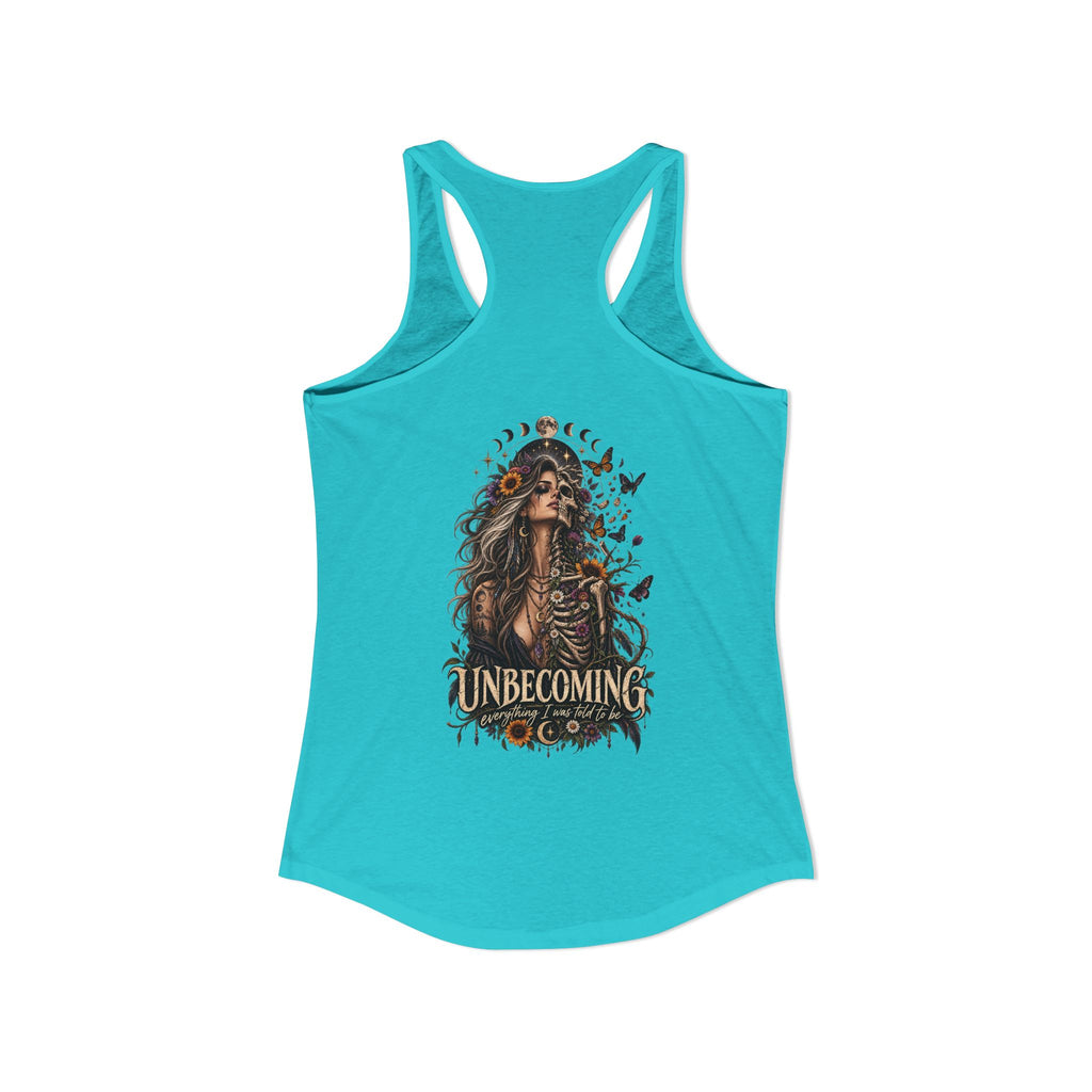 Unbecoming Woman Skeleton Gothic Tank