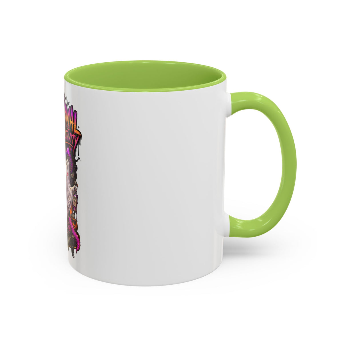 Coffee Mug — 'Paranormal Activity' Ghost Pole Dancing Halloween Accent Mug (11/15oz)
