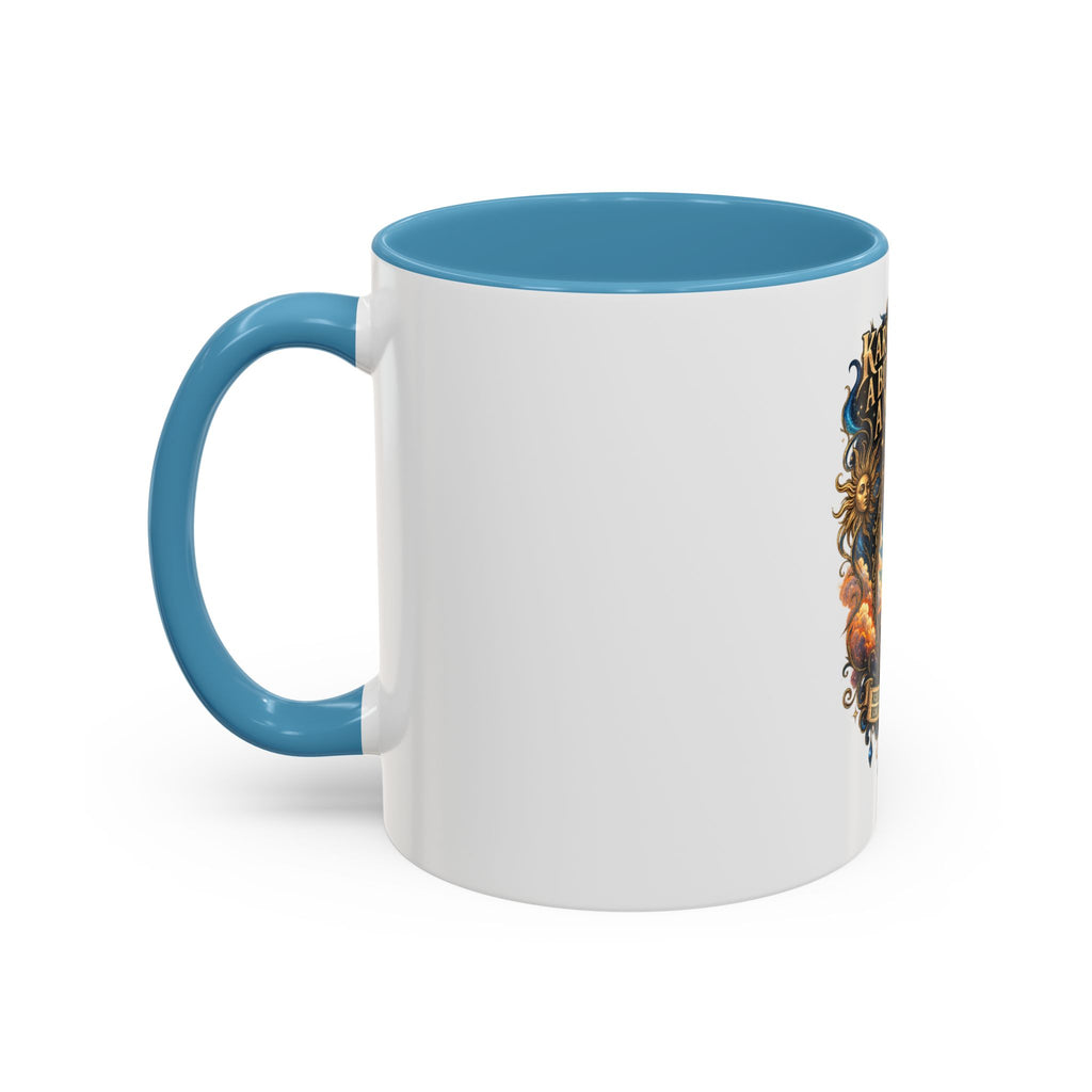 Coffee Mug — "Karma's Not a Bitch — She's a Mirror" Accent Ceramic Mug (11/15oz)