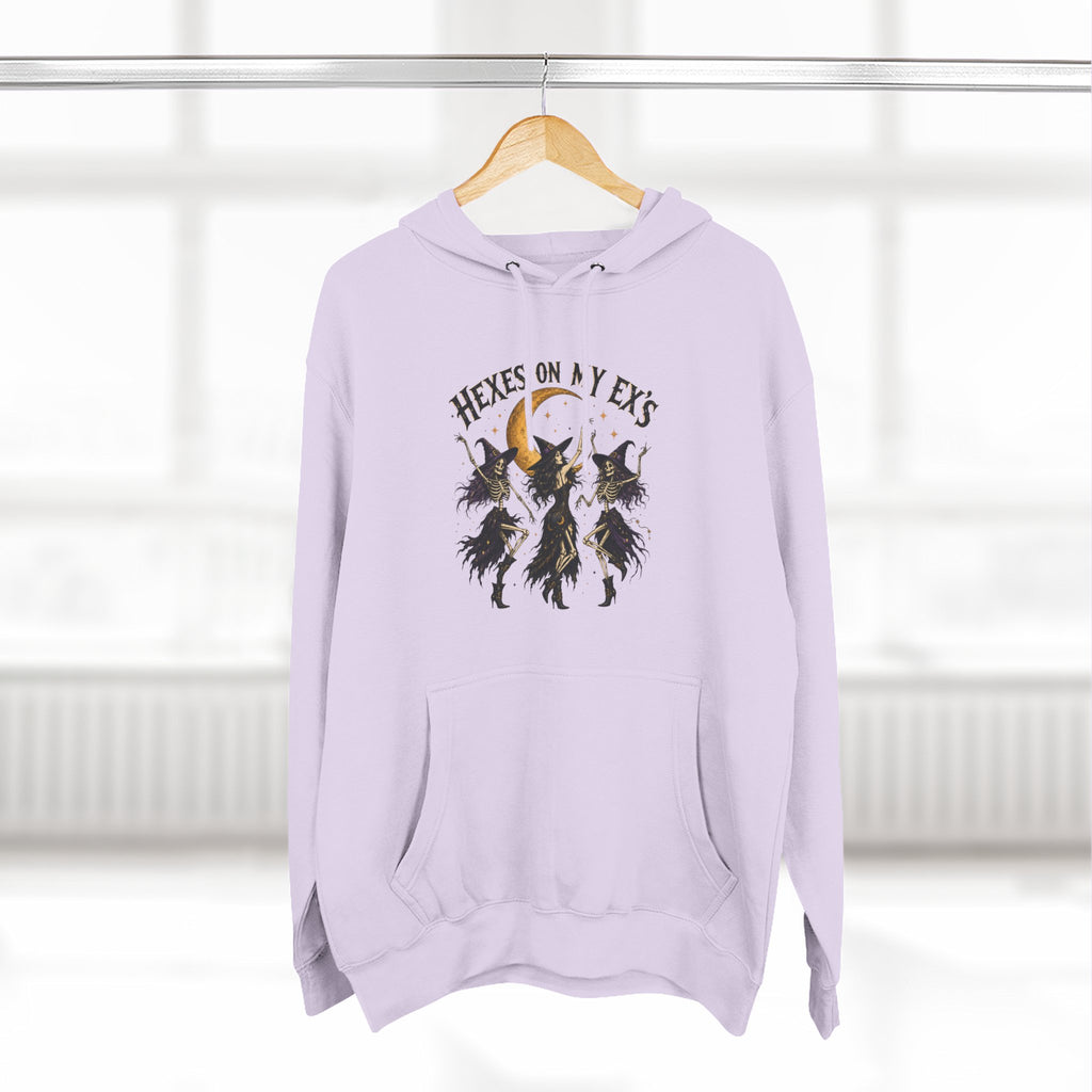 Hexes On My Exes Hoodie — Witchy Witchcraft Graphic Fleece Pullover