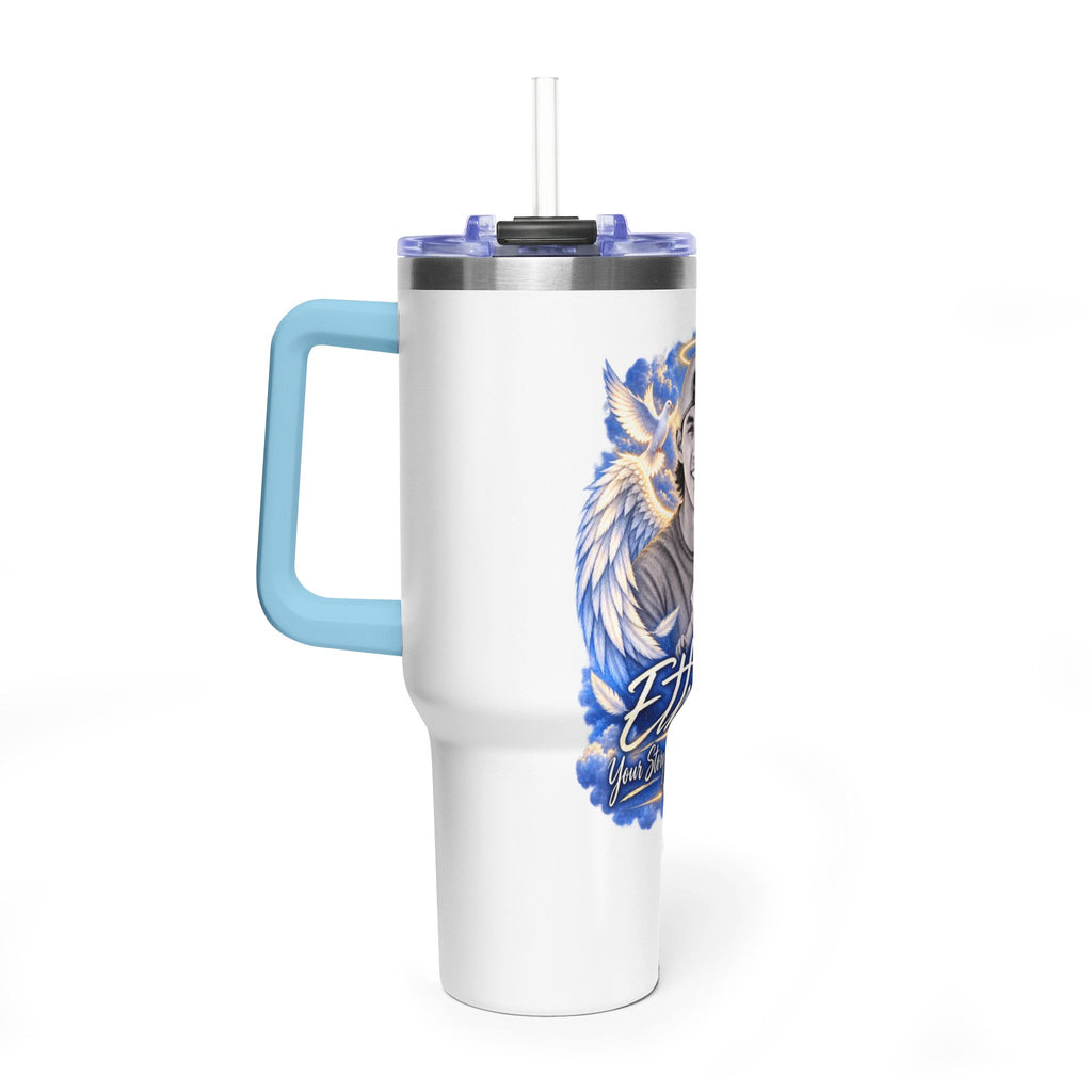Memorial 40oz Tumbler — Personalized 'Ethan' Angel Wings Keepsake